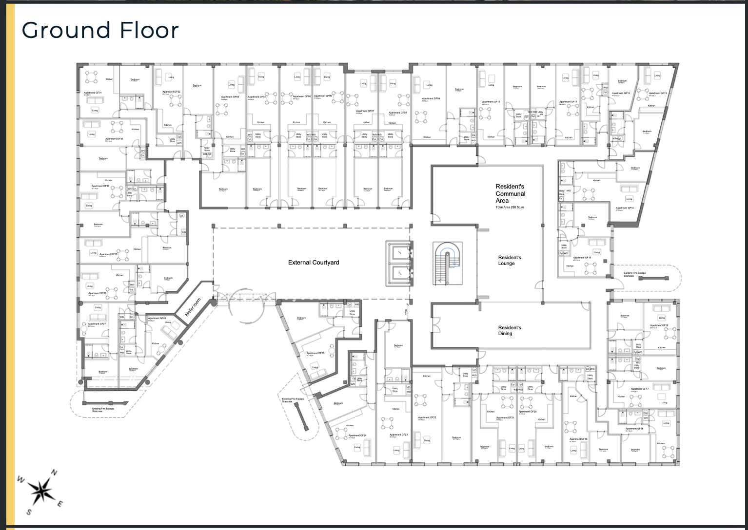 Leeds floor plan, image 1 of 3